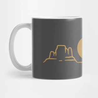 Canyon Sunset - Golden Version Mug